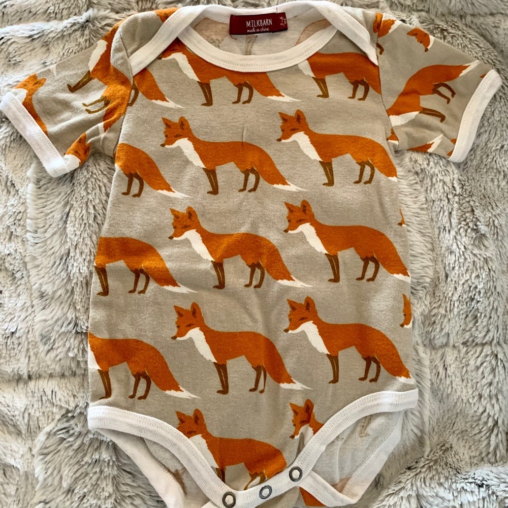 Milkbarn Fox Onesie